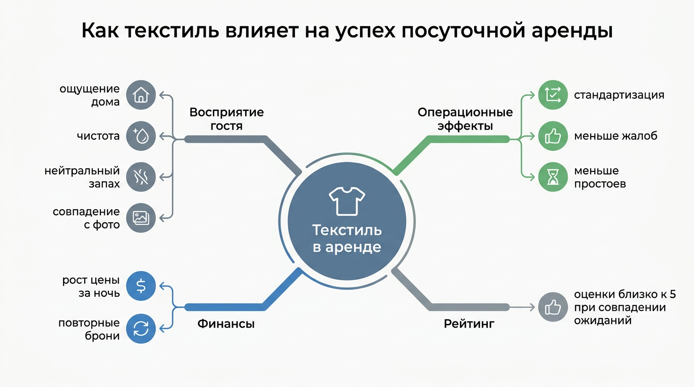 Как текстиль влияет на успех аренды