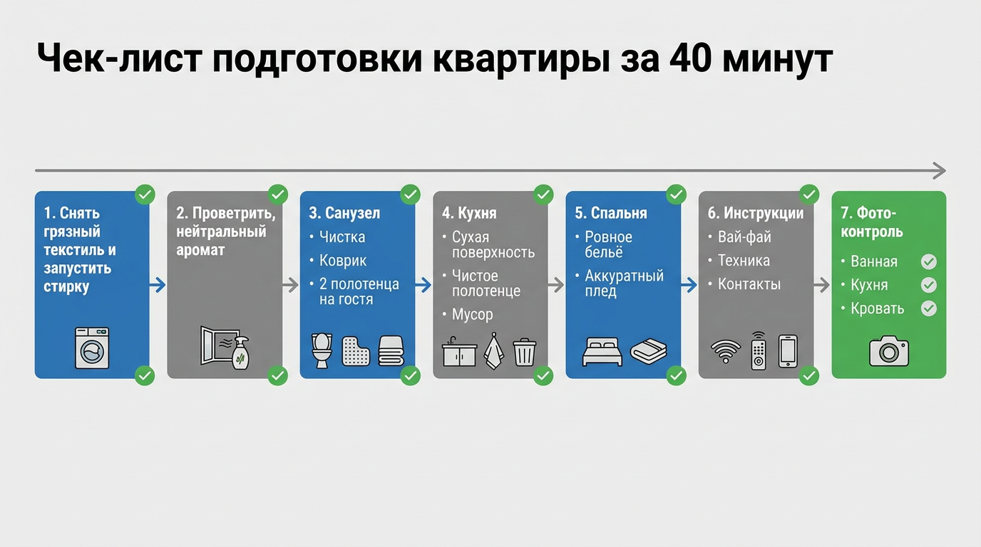Чек-лист подготовки квартиры